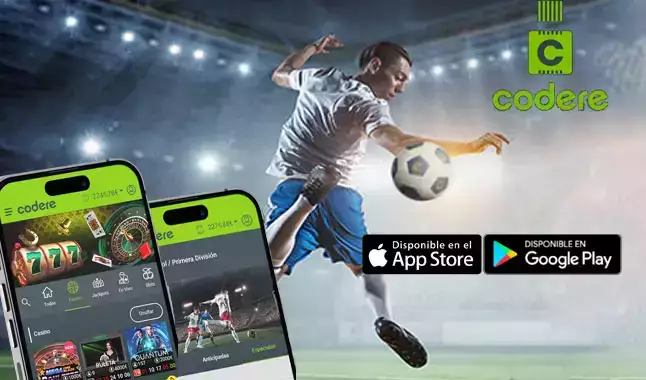Captura de la App de Codere Casino